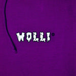 Felpa cappuccio viola scuro - Wolli®