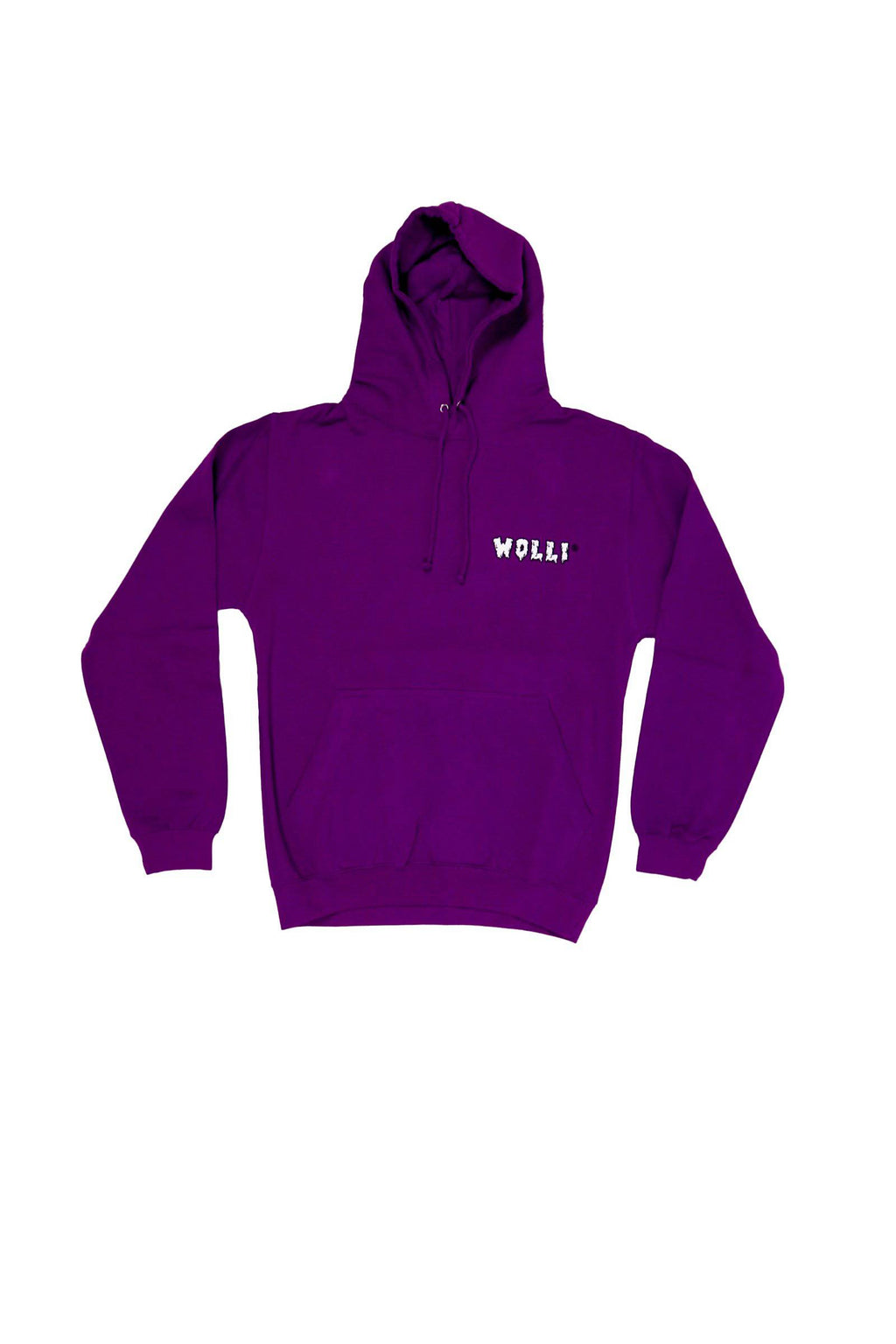 Felpa cappuccio viola scuro - Wolli®