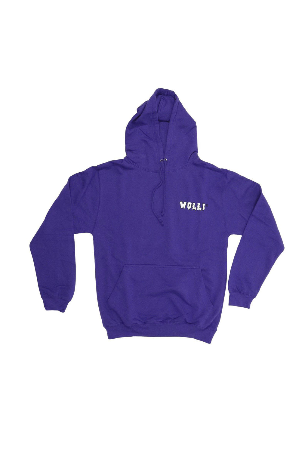 Felpa cappuccio viola scurissimo - Wolli®