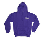Felpa cappuccio viola scurissimo - Wolli®
