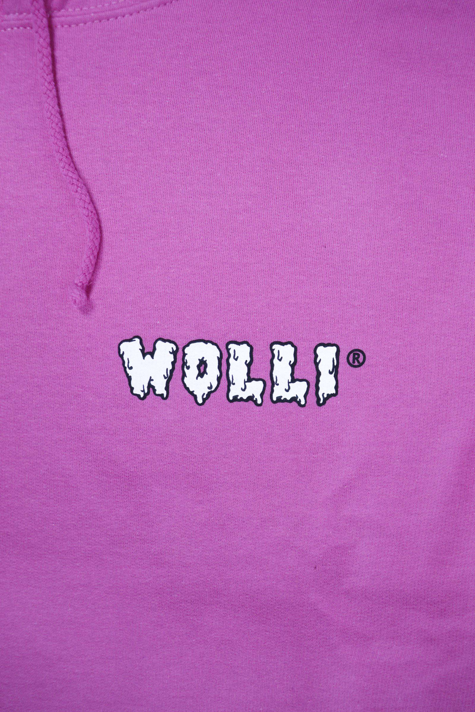 Felpa cappuccio fucsia chiaro - Wolli®