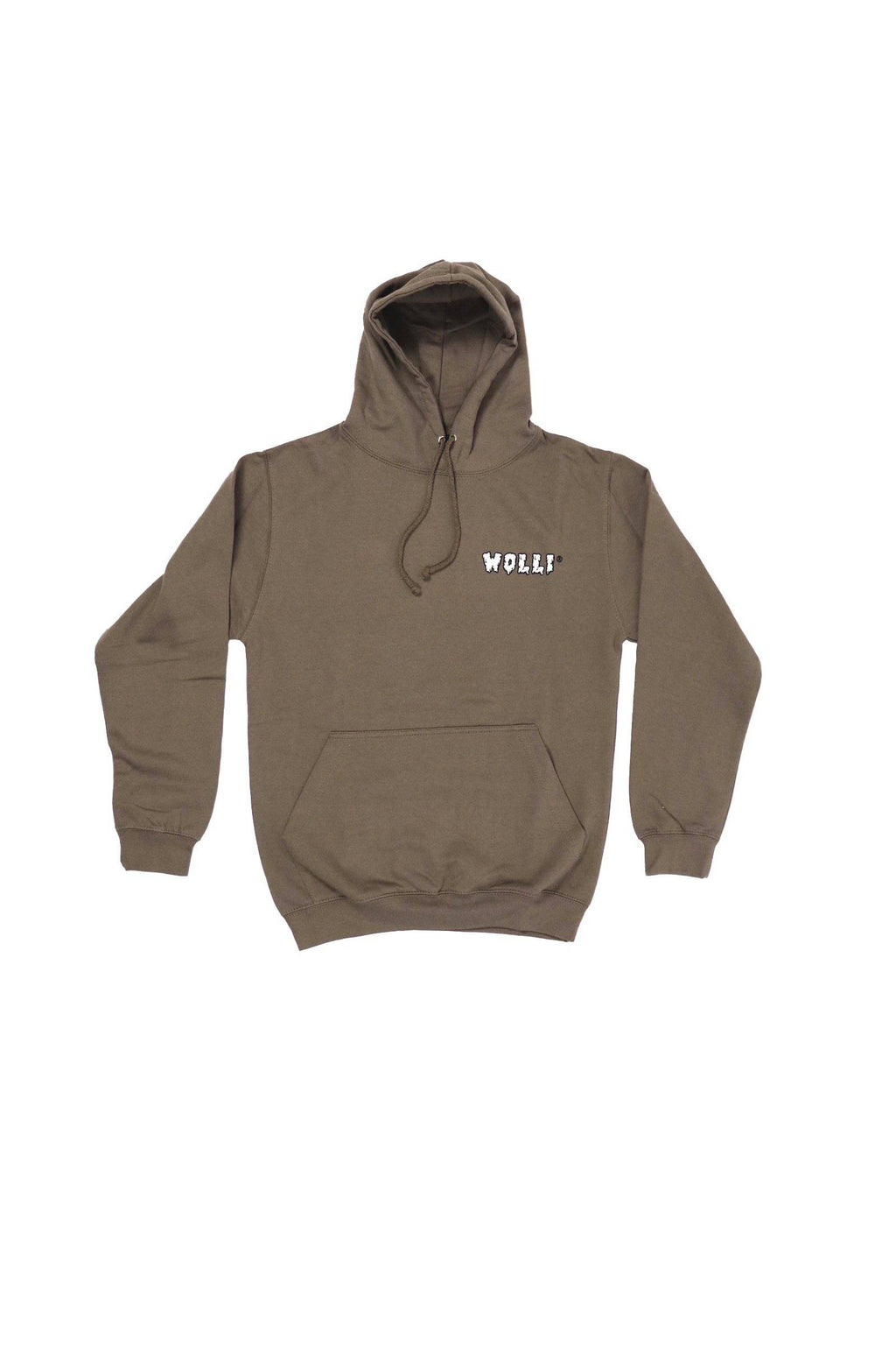 Felpa cappuccio tortora - Wolli®