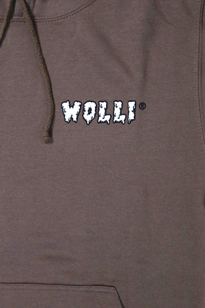 Felpa cappuccio tortora - Wolli®