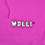 Felpa cappuccio fucsia fluo - Wolli®