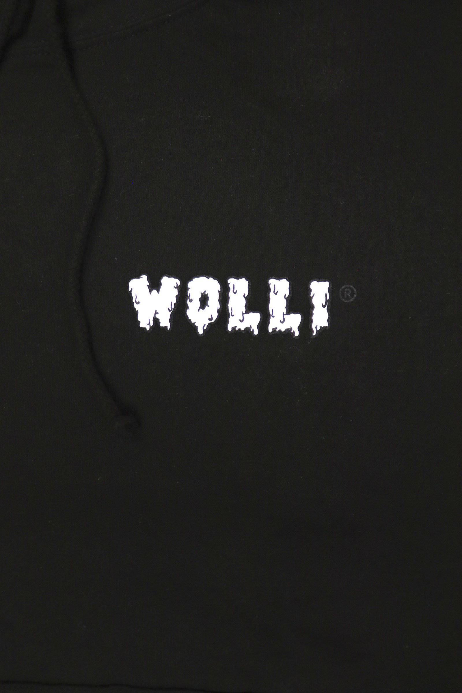 Felpa cappuccio nero - Wolli®