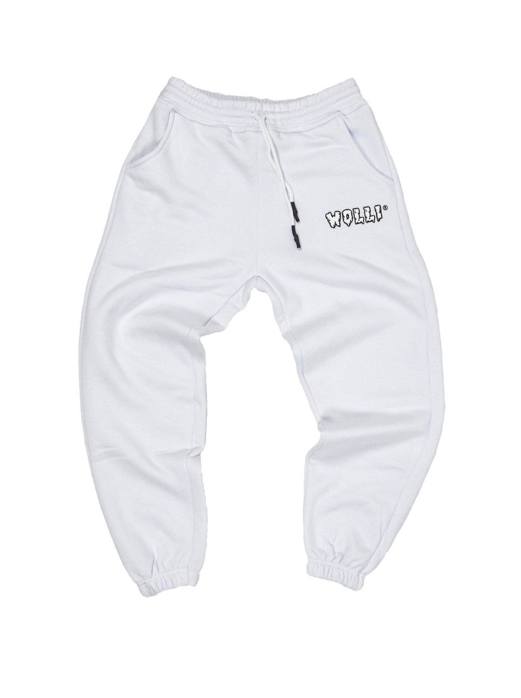 Pantalone tuta felpato bianco - Wolli®
