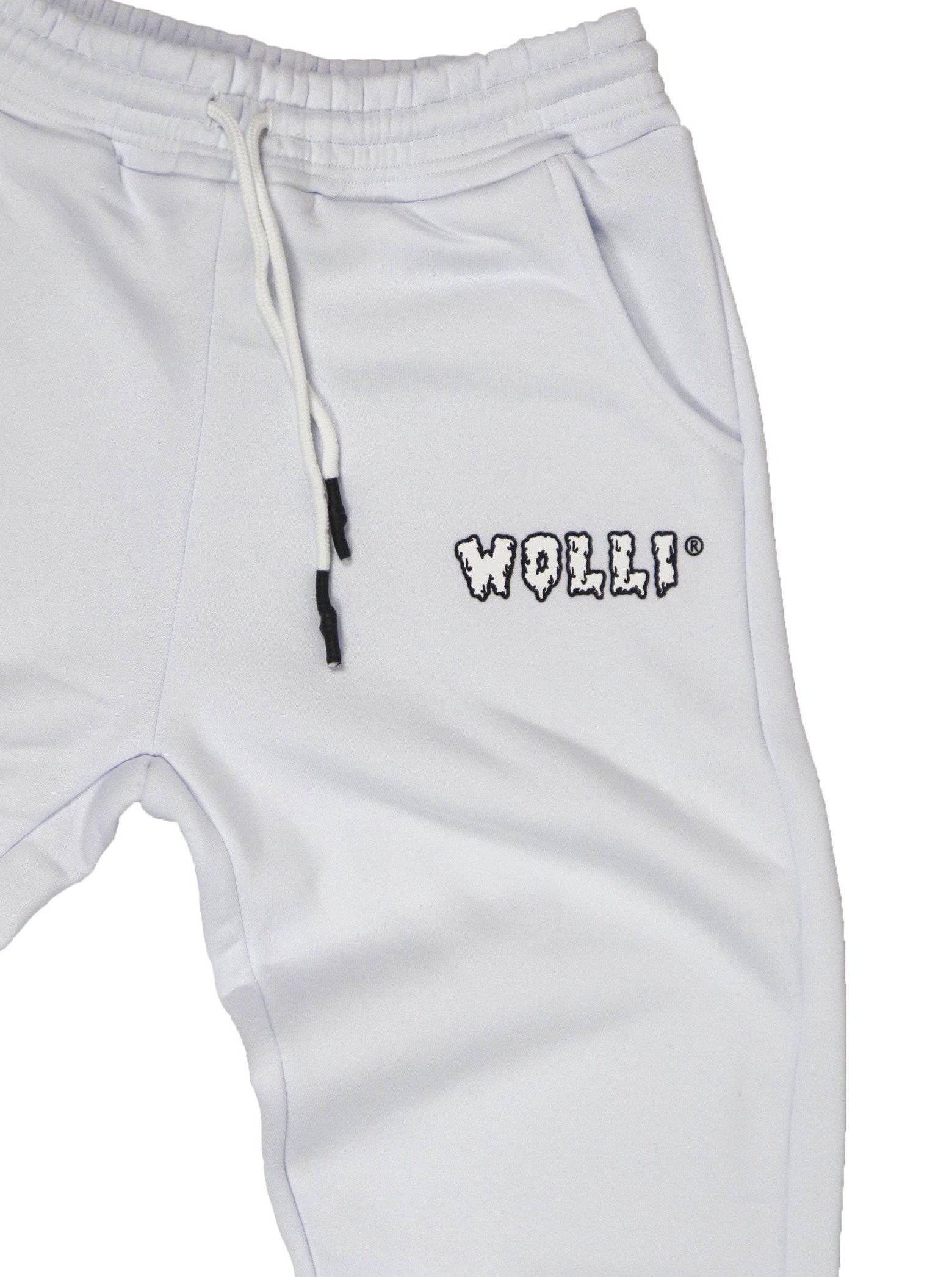 Pantalone tuta felpato bianco - Wolli®