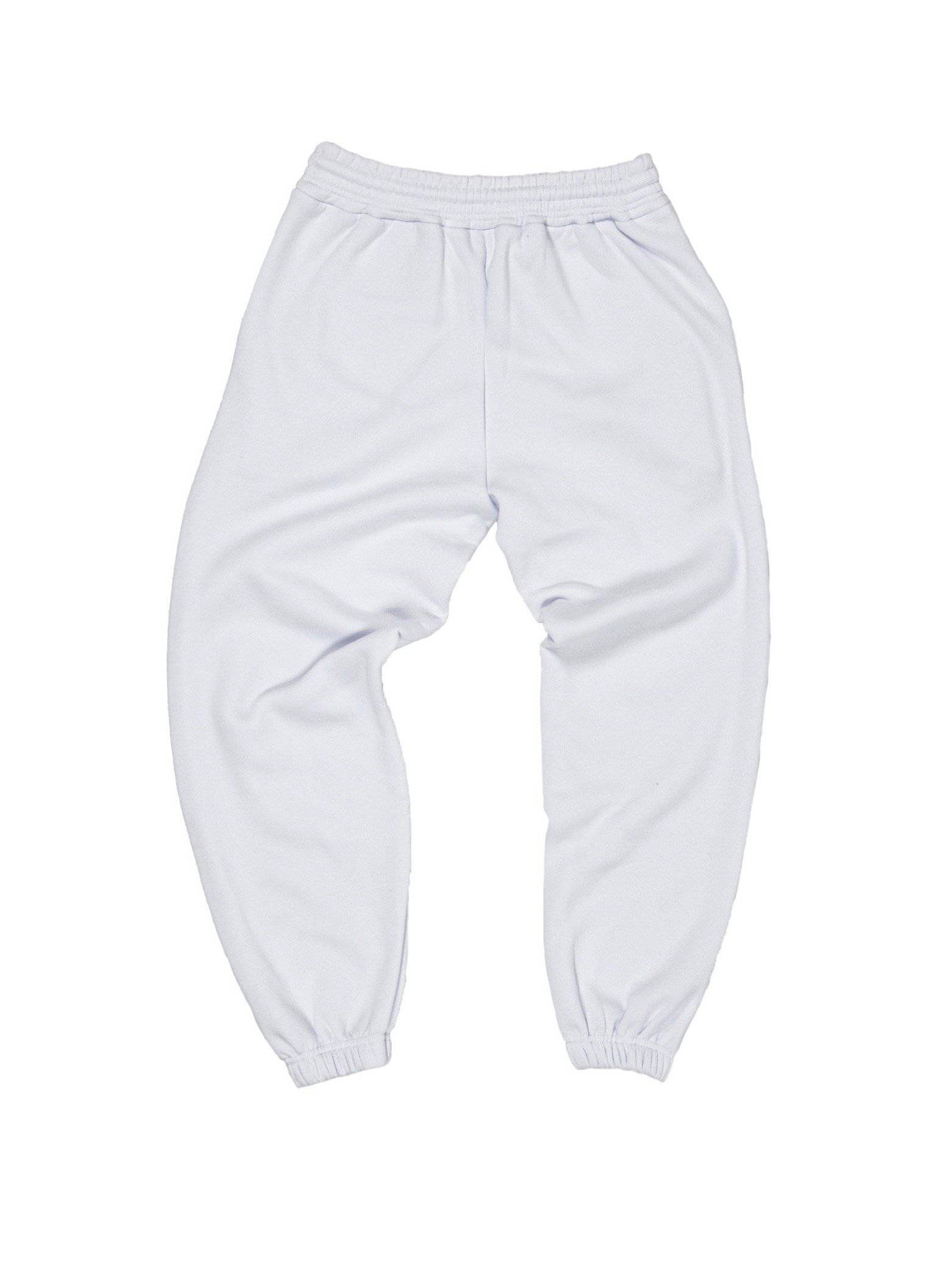 Pantalone tuta felpato bianco - Wolli®