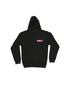 Felpa cappuccio nero con scritta fucsia - Wolli®