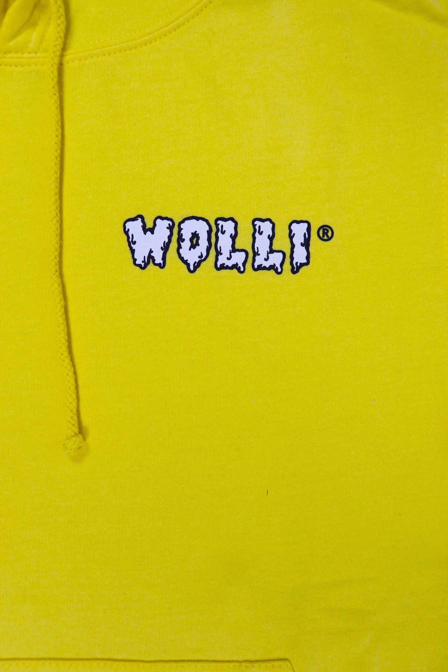Felpa cappuccio giallo vivo - Wolli®