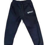 Pantalone tuta felpato nero - Wolli®