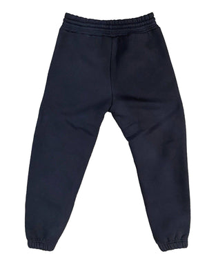 Pantalone tuta felpato nero - Wolli®