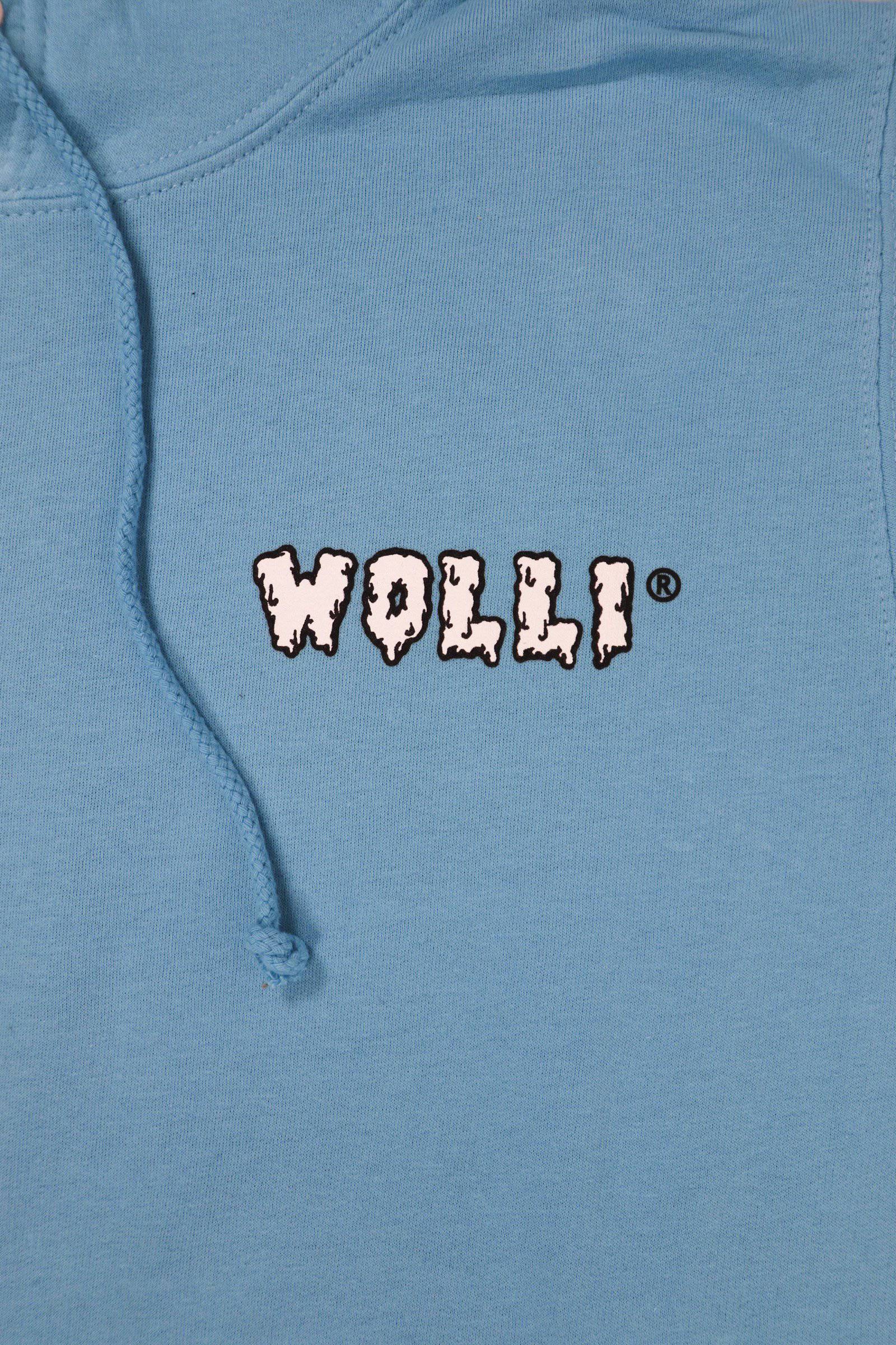 Felpa cappuccio azzurro chiaro - Wolli®