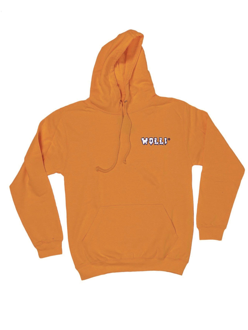 Felpa cappuccio arancione - Wolli®