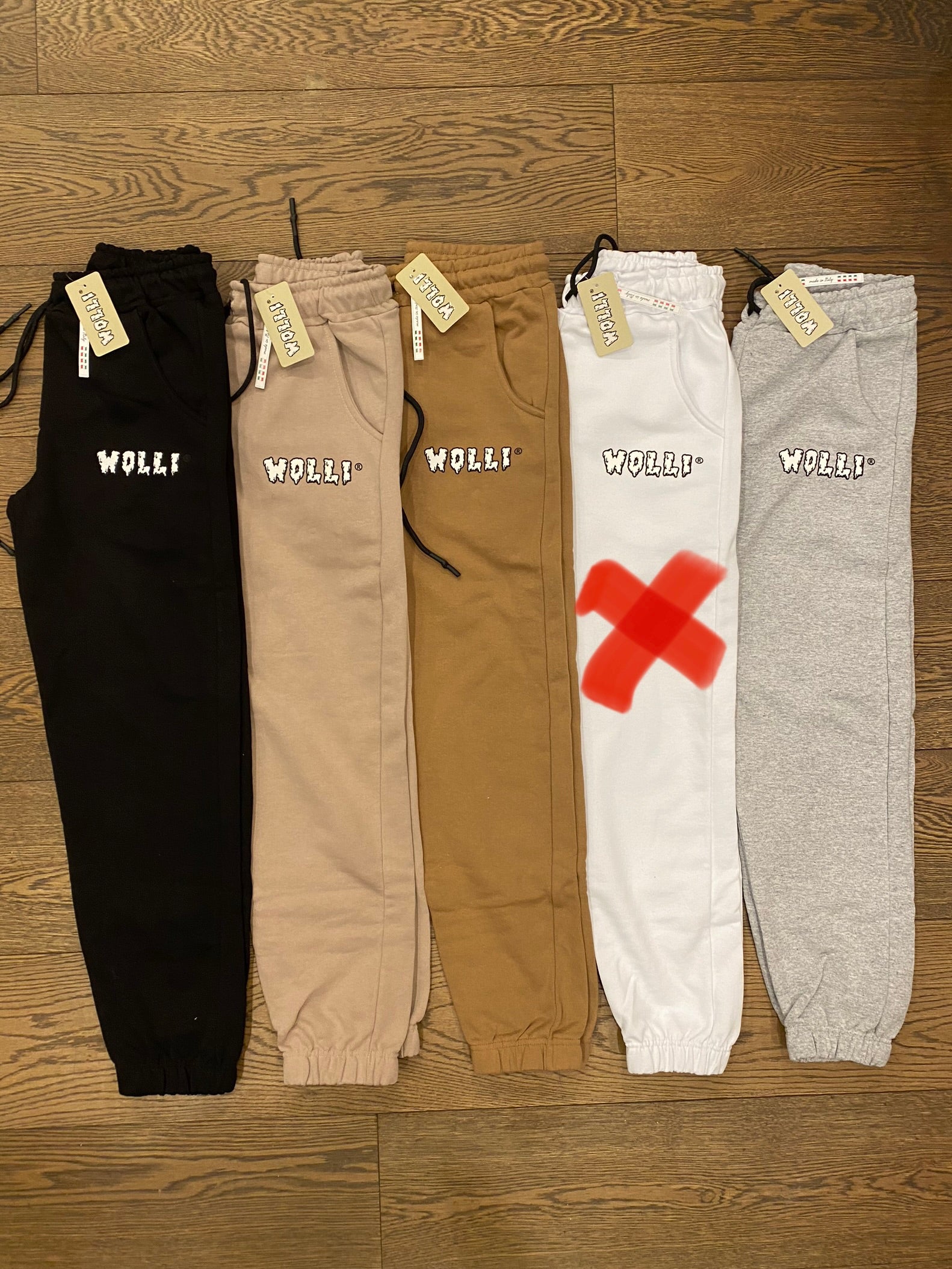 Pantalone tuta leggero bianco - Wolli®