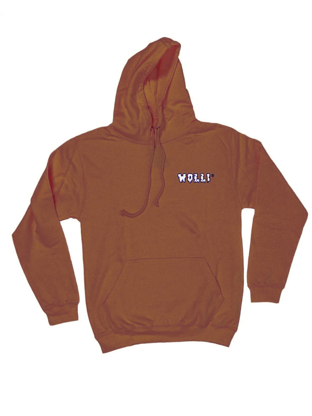 Felpa cappuccio mattone - Wolli®