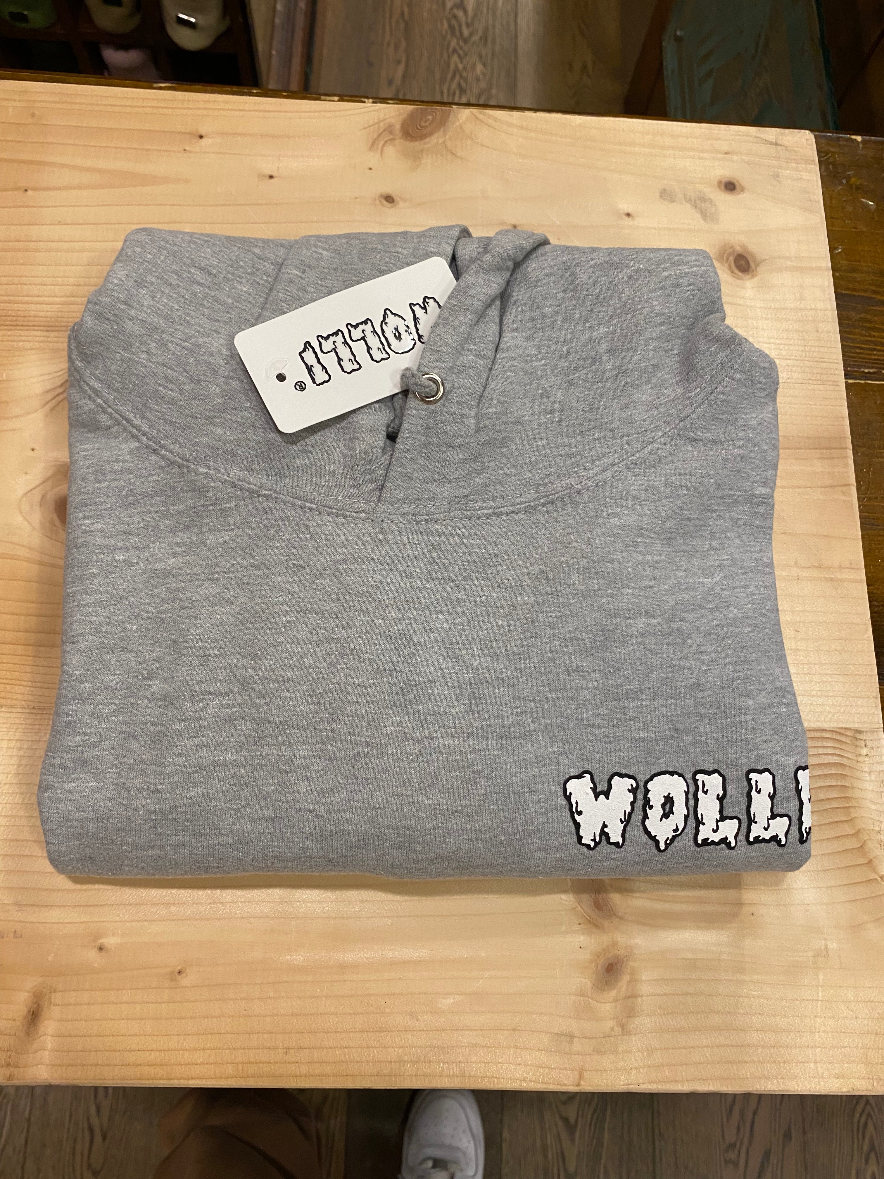 Felpa cappuccio grigio mélange - Wolli®