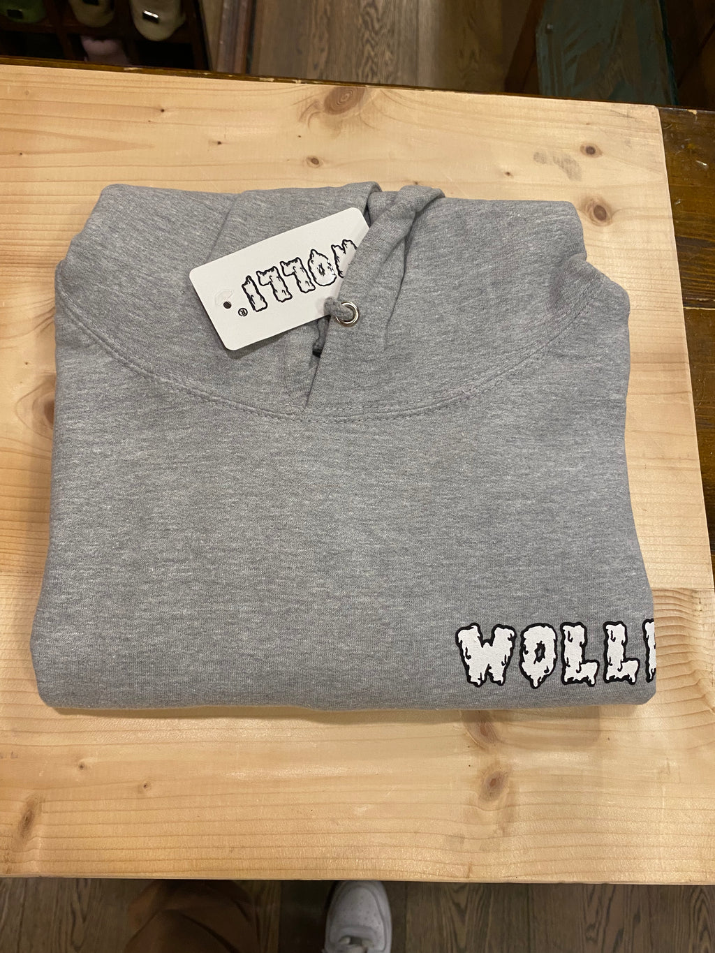 Felpa cappuccio grigio mélange - Wolli®