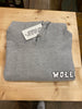 Felpa cappuccio grigio mélange - Wolli®